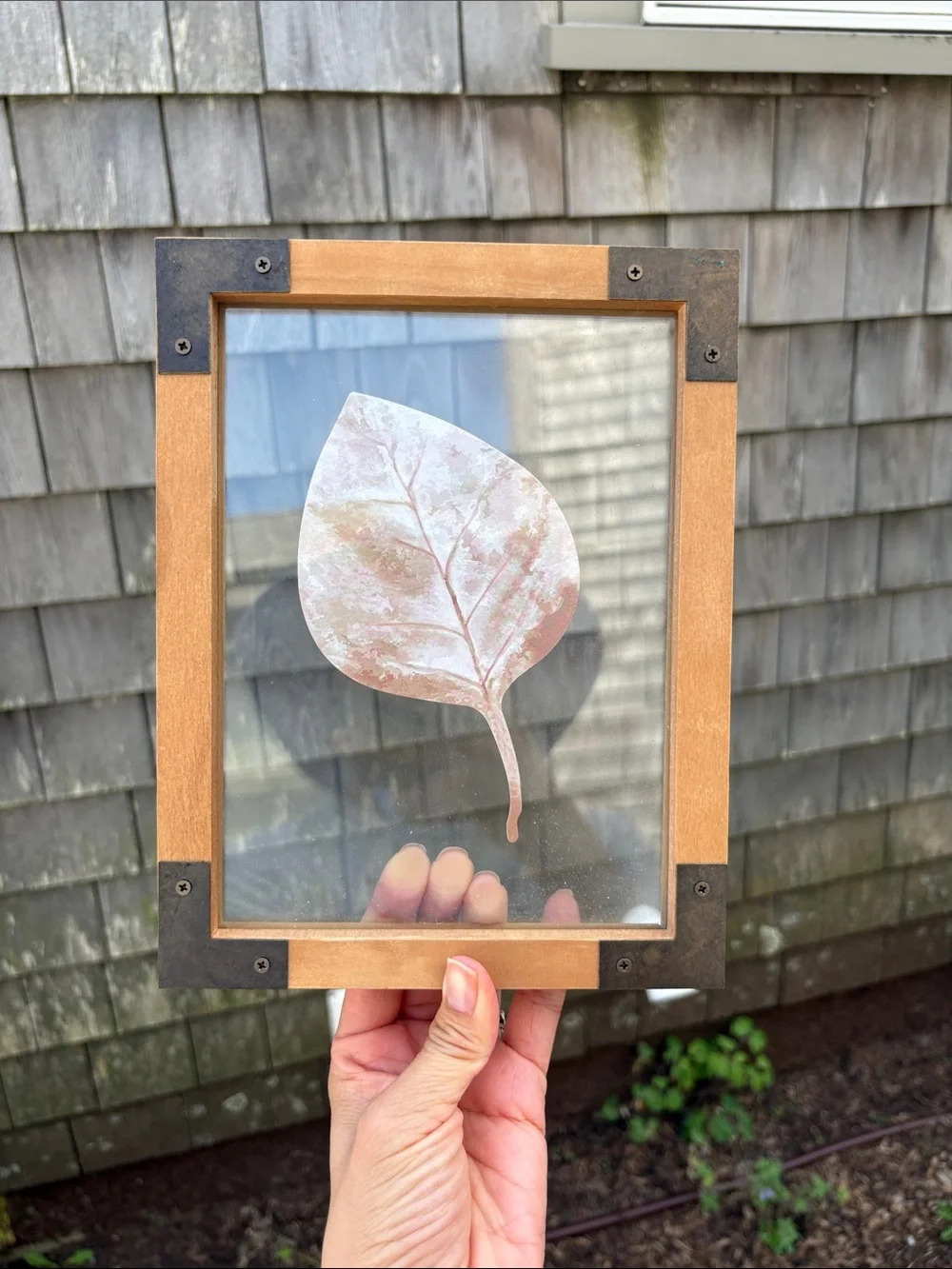 NWT! Rustic Glass Frame